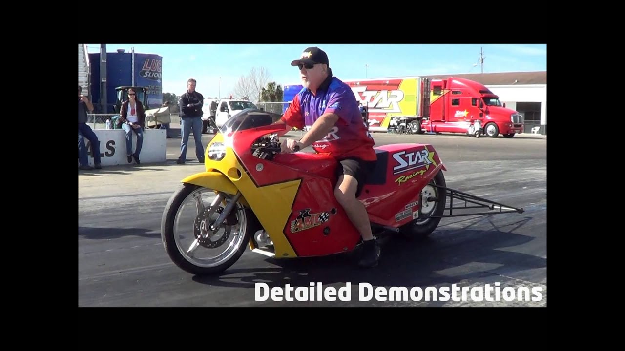 Experience George Bryce's Pro Stock Motorcycle Drag Racing School!
