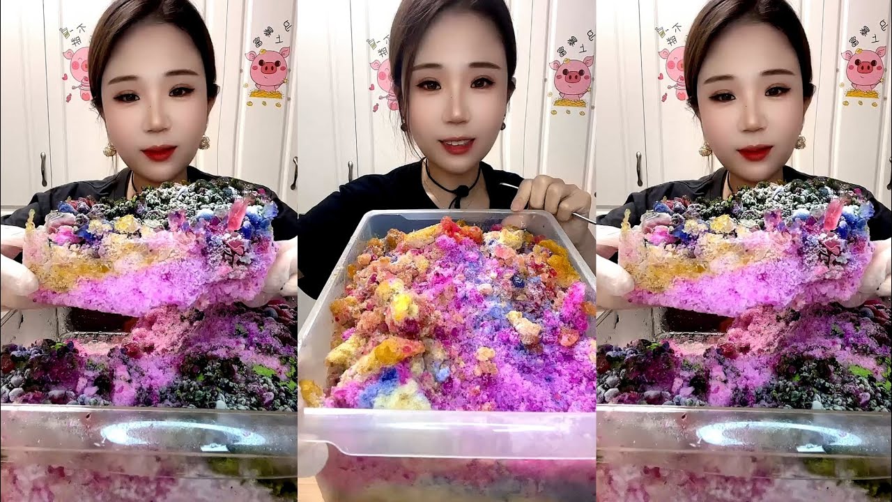 ASMR SHAVED ICE EATING YY