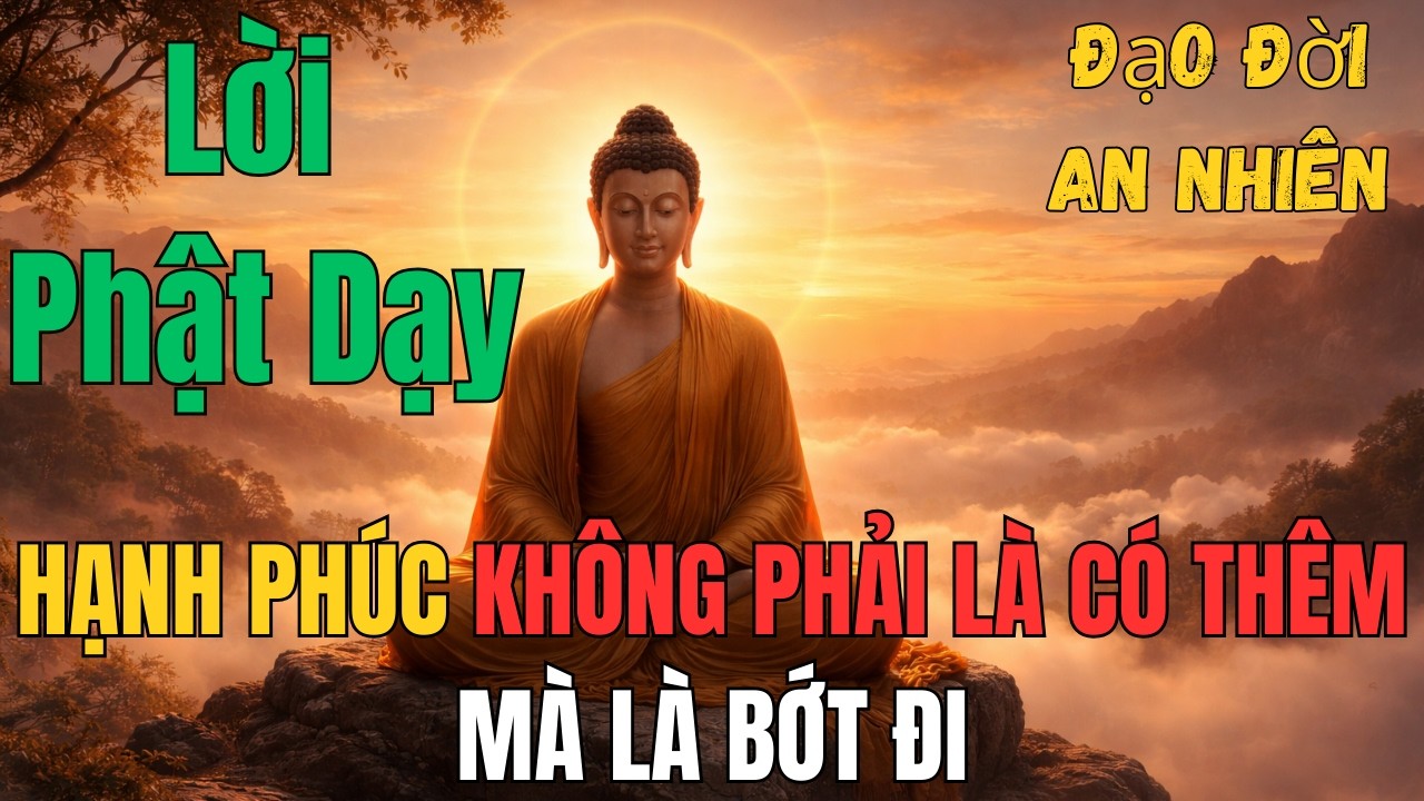 Phật Dạy: Buông Không Phải Là Mất, Buông Là Mang Lại Phúc Lớn | Đạo Đời An Nhiên