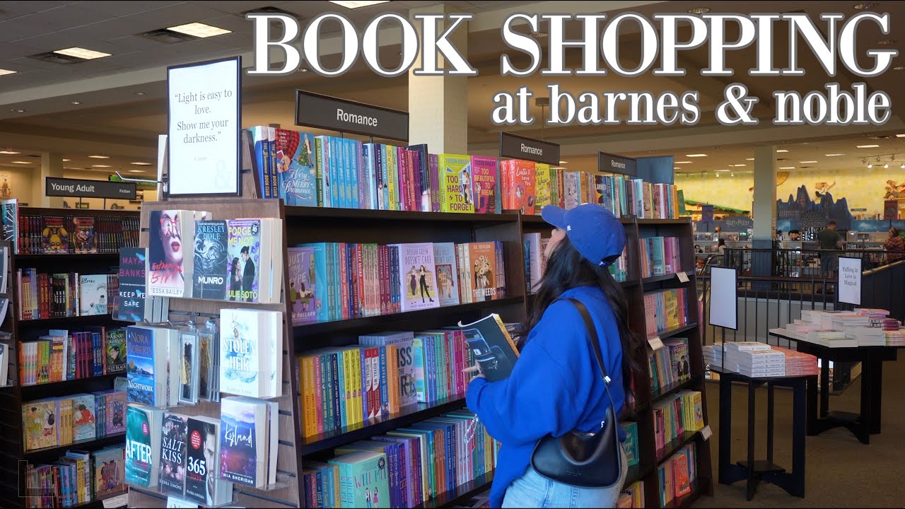 book shopping at barnes and noble for the first time