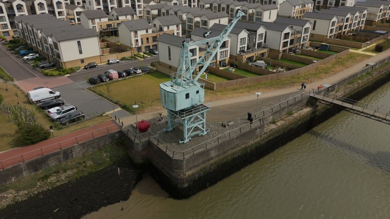Chatham Dockside, Upnor Castle & the Blue Crane | Aerial Views of Medway’s Maritime Heritage