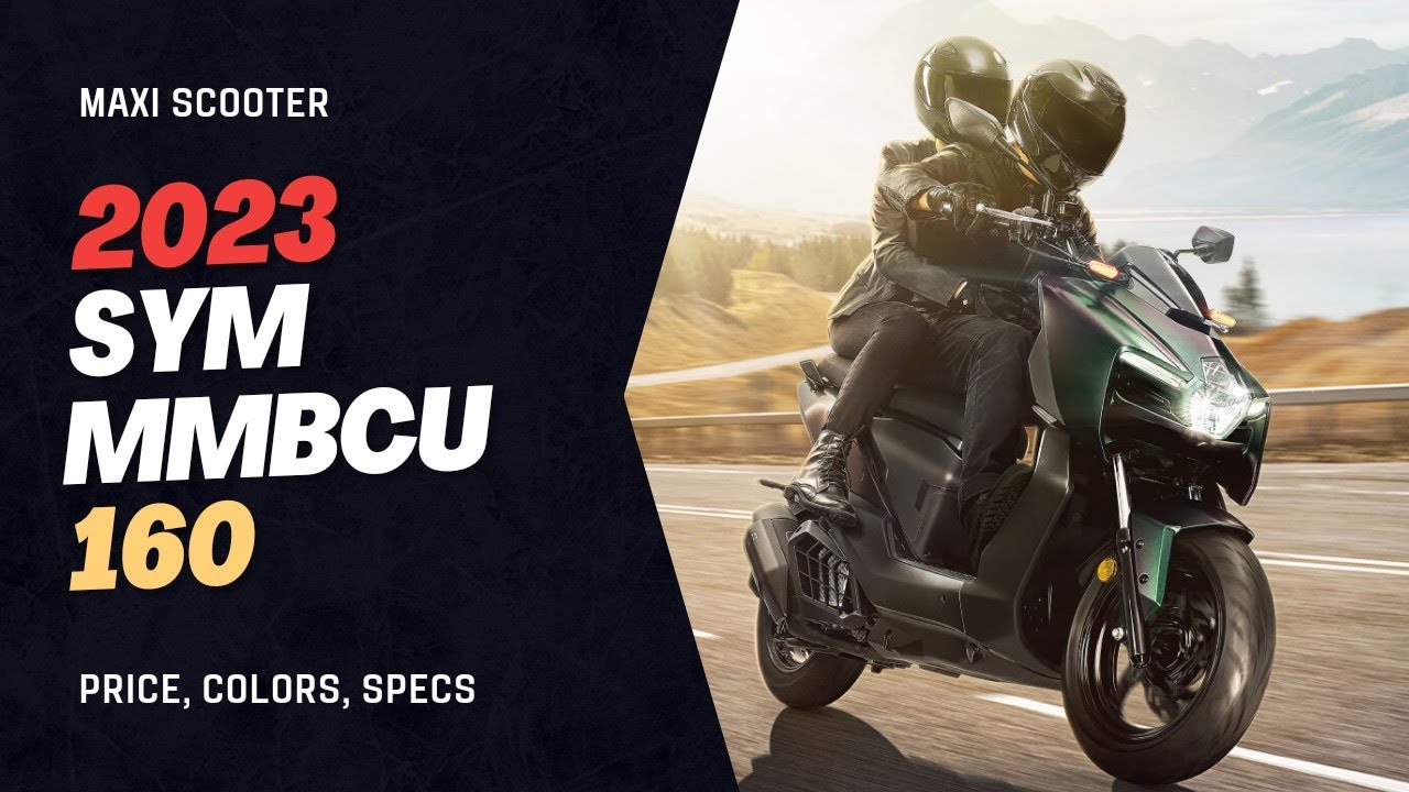 All-New 2023 Sym MMBCU 160: Price, Colors, Specs, Availability
