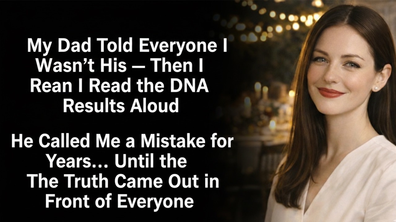 My Father Said I Wasn’t His Daughter — Until I Opened the Envelope at His 60th Birthday