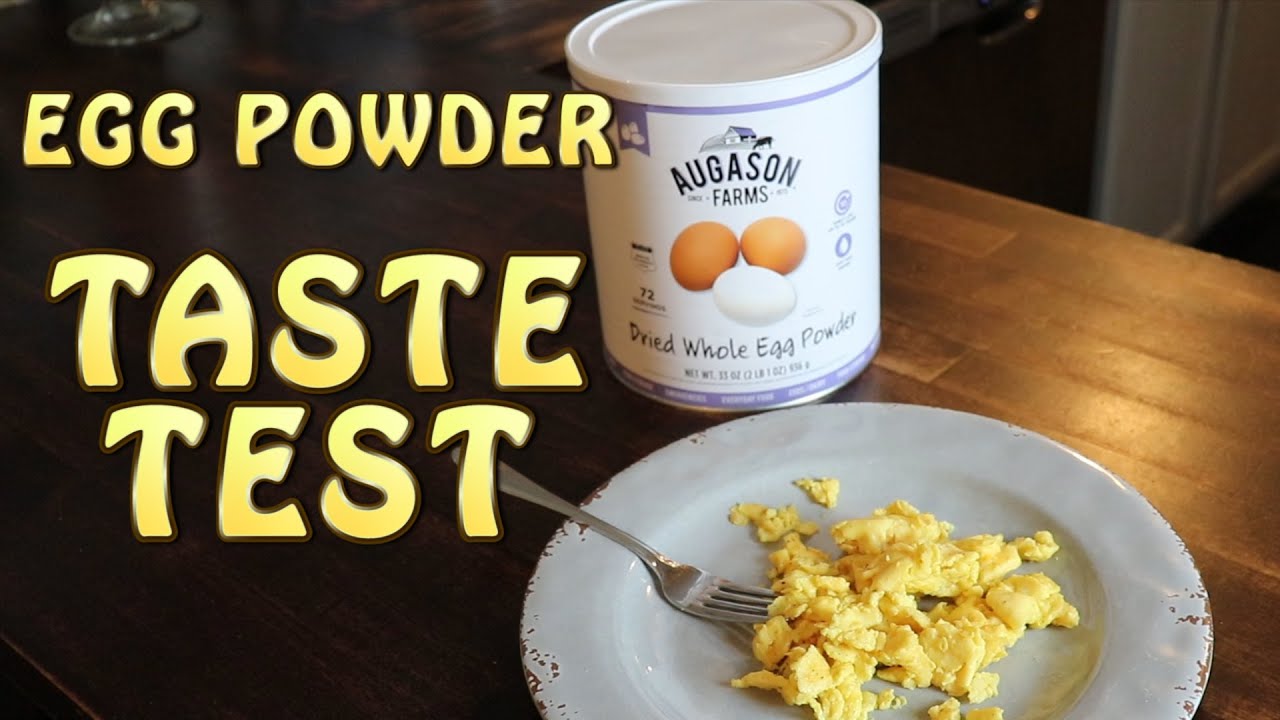 Egg Powder Taste Test ~ Augason Farms Review.