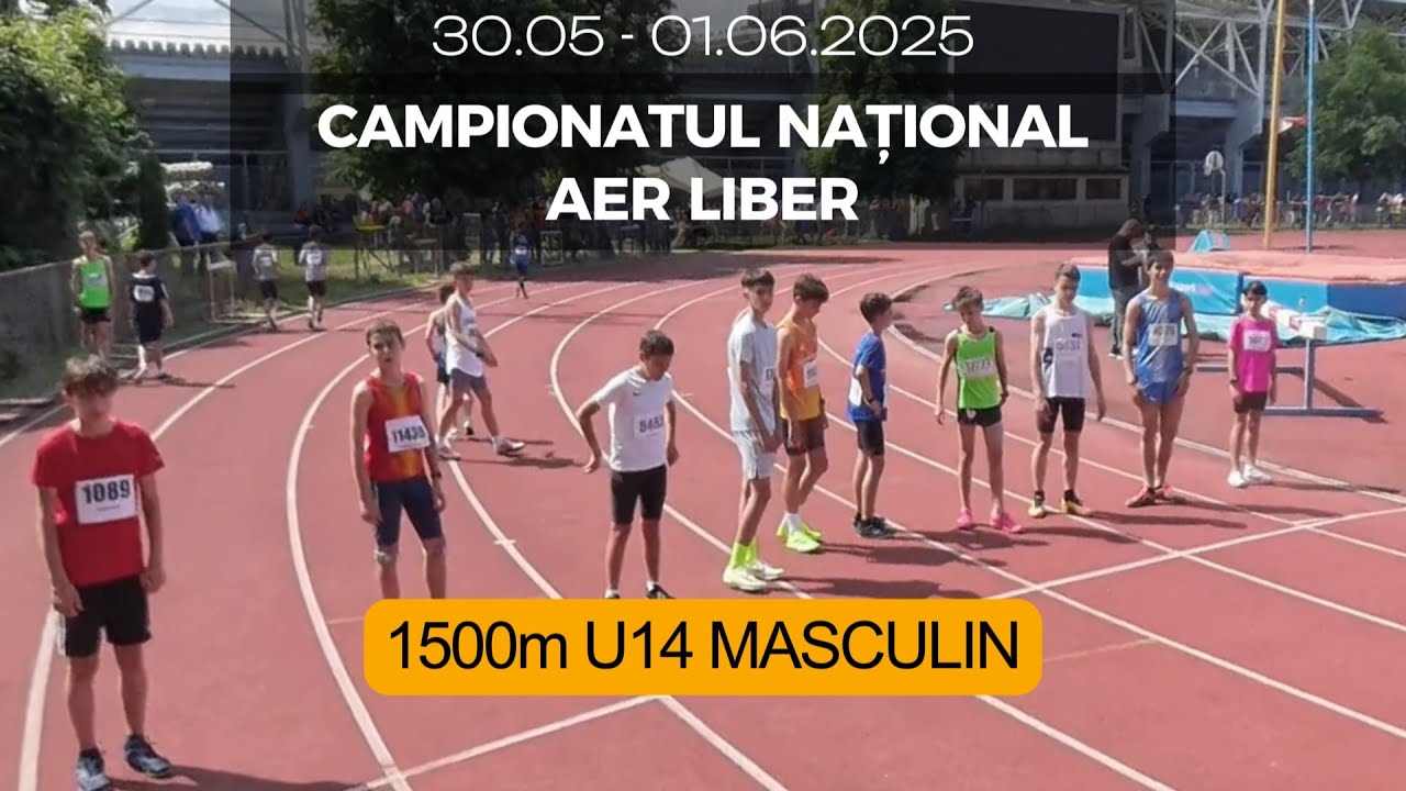 1500m U14 Masculin | Campionatul National de Atletism în Aer Liber