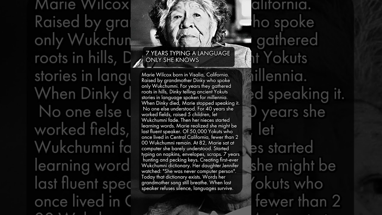⌨️💭 7 YEARS TYPING A LANGUAGE ONLY SHE KNOWS