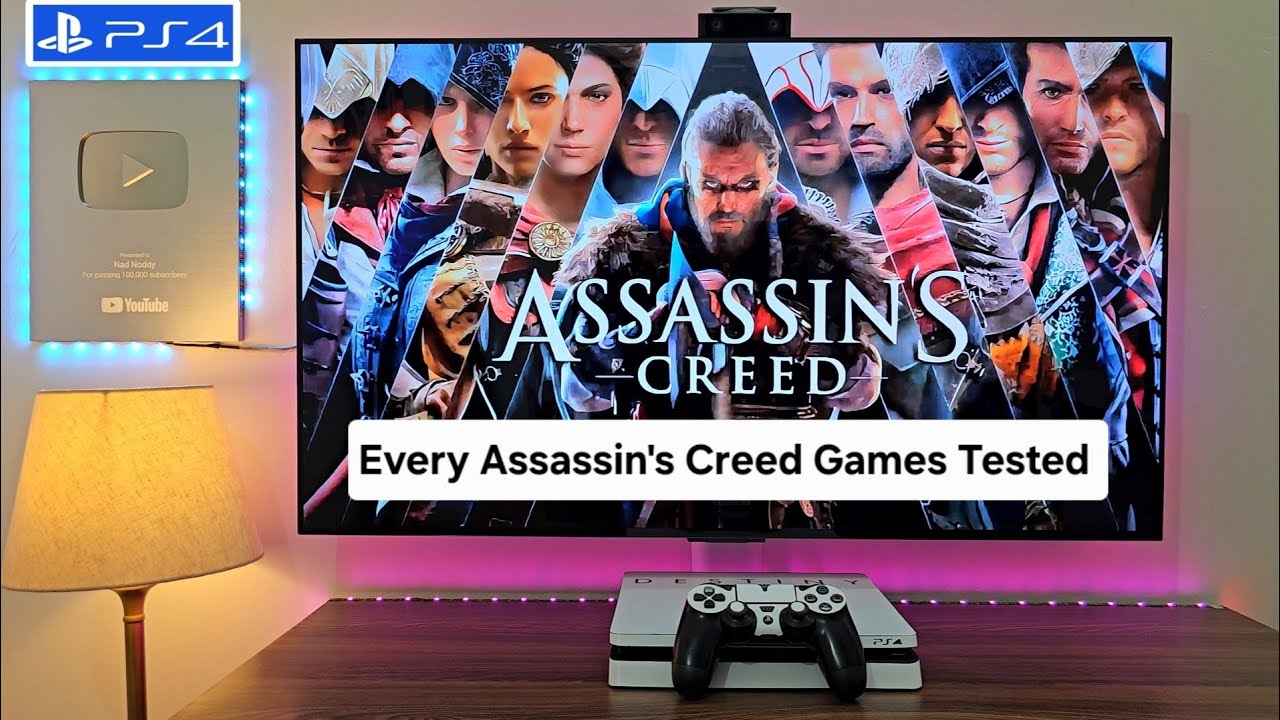 (PS4 Slim) 17 Assassin's Creed Games Tested in 2025