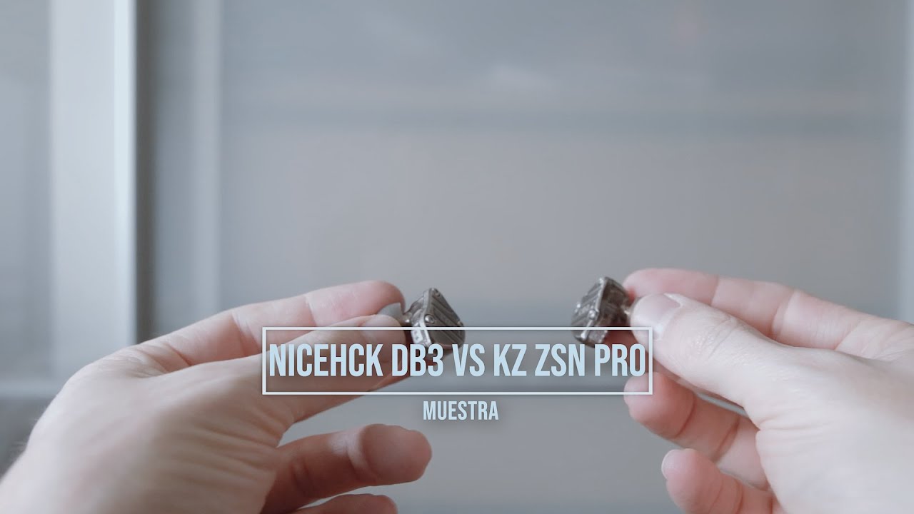 Comparativa Sonido Nicehck DB3 vs KZ ZSN Pro