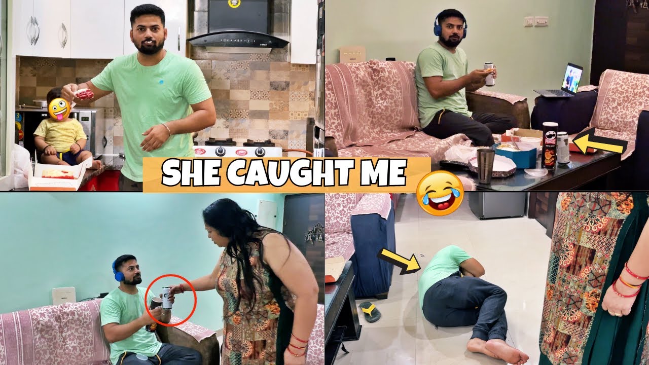 She Caught Me Red Handed at Midnight