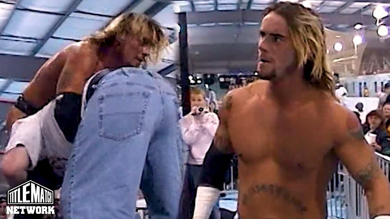 CM Punk vs Ian Rotten (Pro Wrestling) Title Match Network