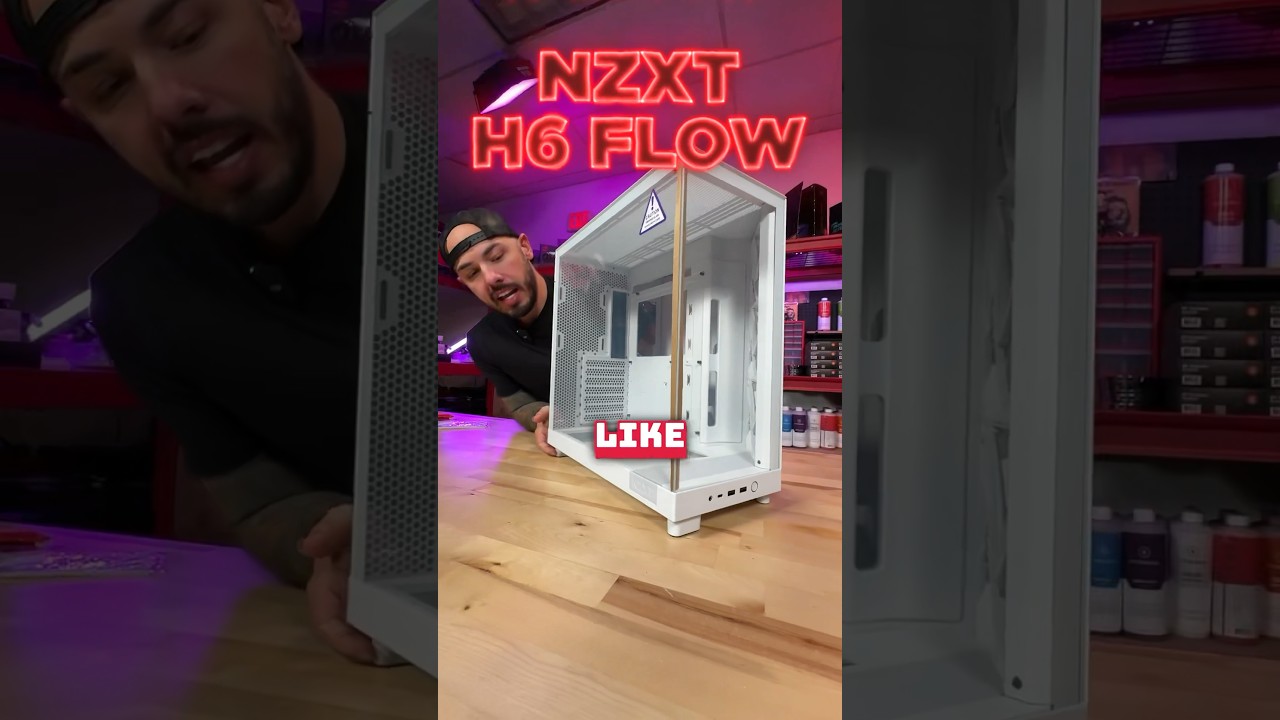 Новый корпус для ПК NZXT H6 FLOW 🔥 👀