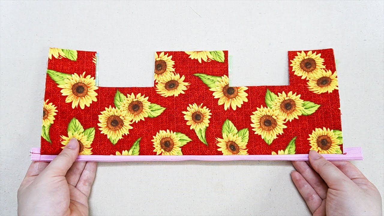 So Easy and Fast sewing 💟 2 ideas making cute pouch and wallet