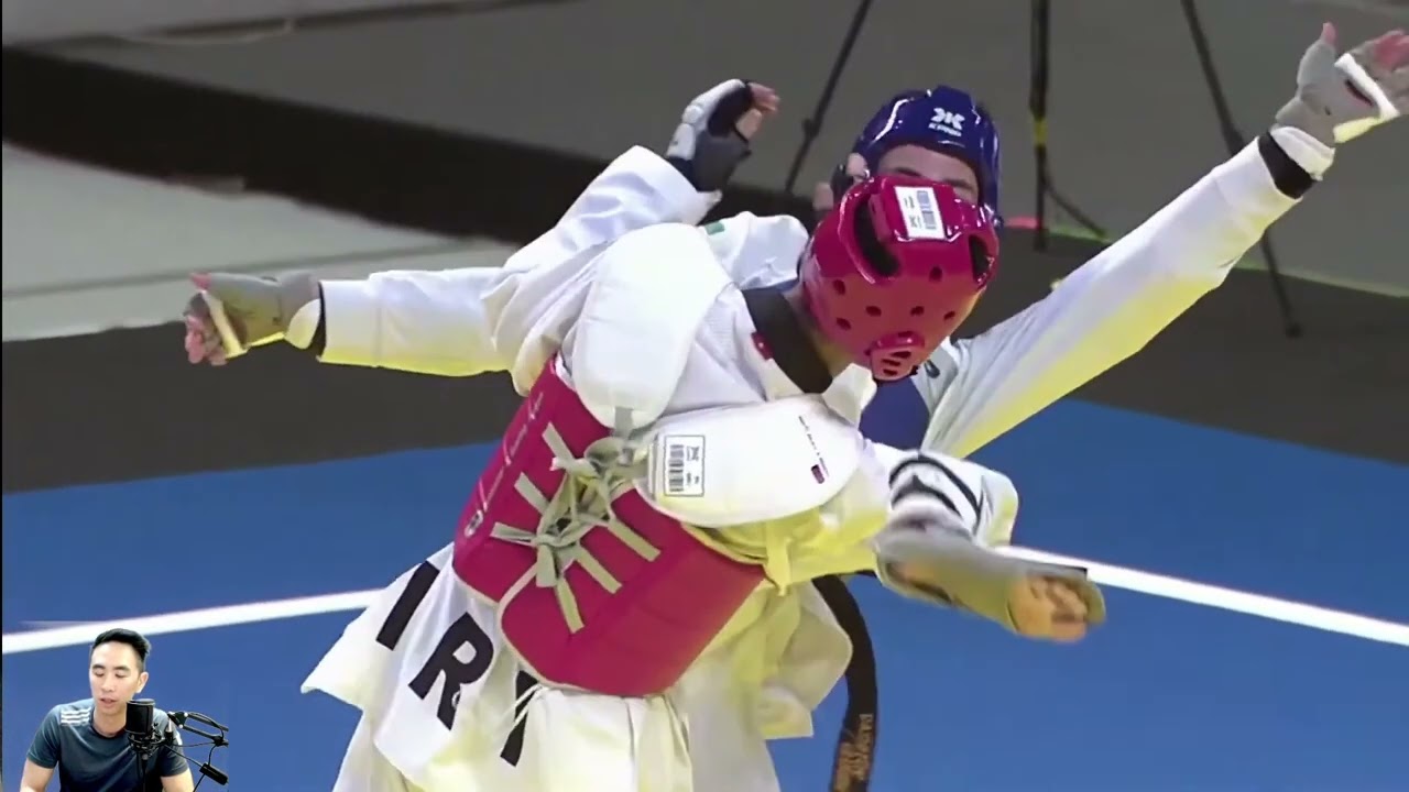 Modern Taekwondo Strategies! UZB vs IRI -68kg Semi Final! Another Look at the Olympic Gold Medalist!