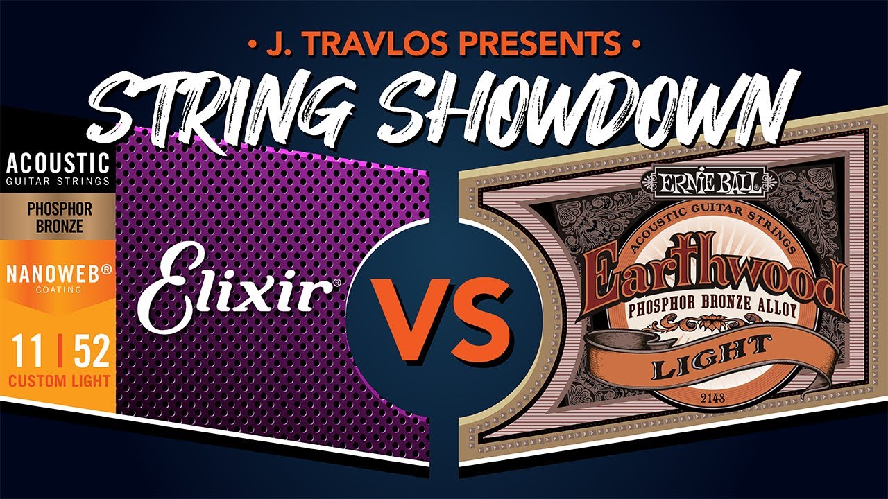 Guitar String Showdown: Ernie Ball Earthwood Phosphor Bronze vs Elixir Phosphor Bronze Strings