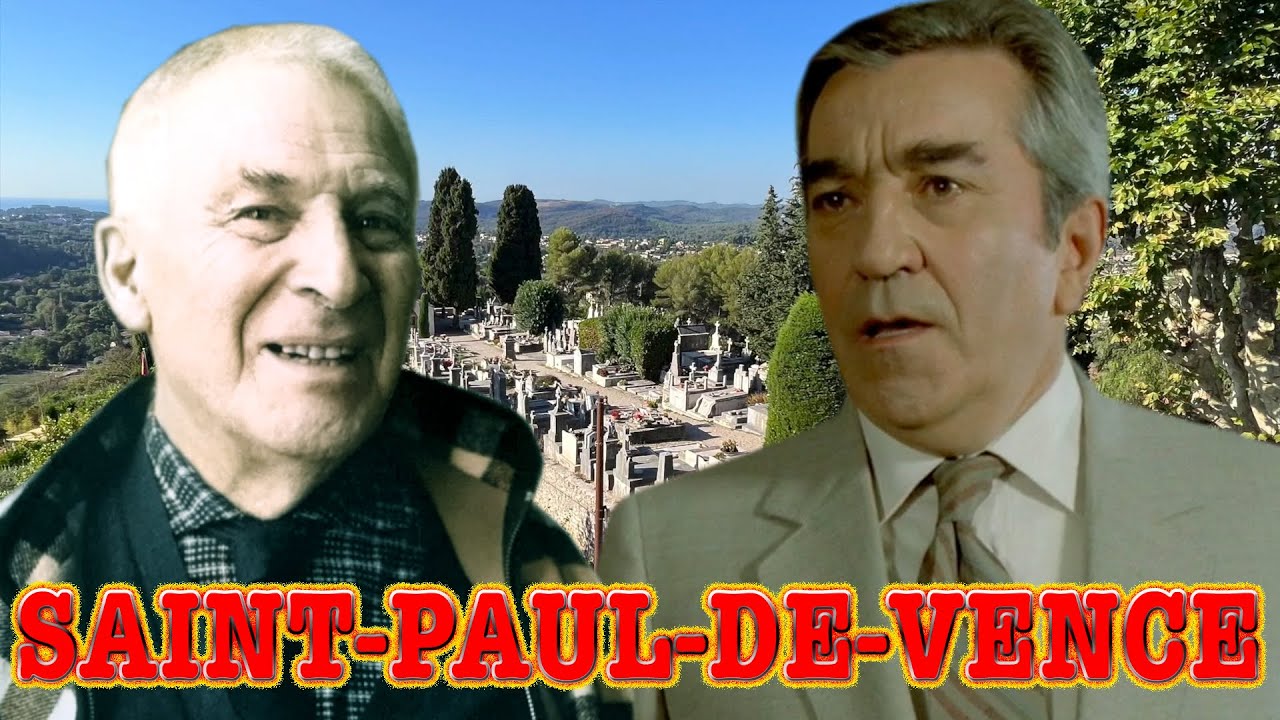 MARC CHAGALL - GEORGES GÉRET    CIMETIÈRE SAINT-PAUL-DE-VENCE