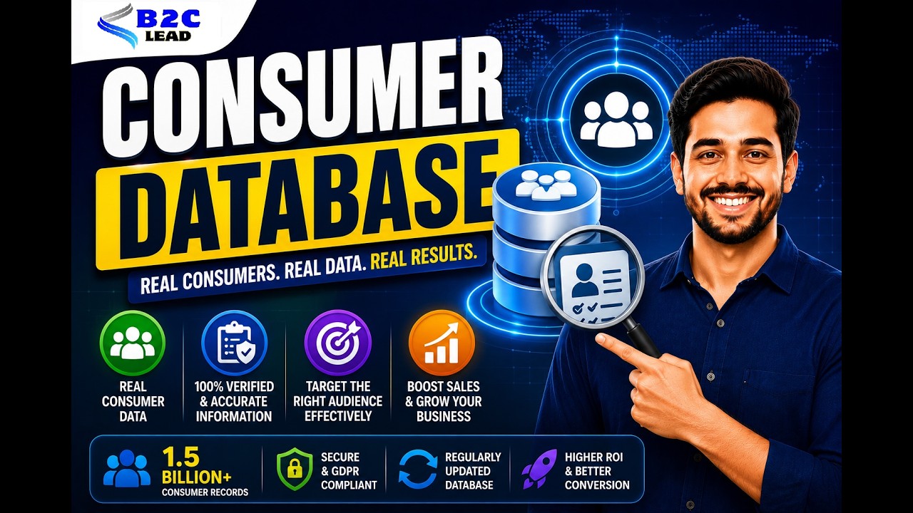 Consumer Database for Targeted Marketing | Verified Consumer Data Solutions by B2C Lead
