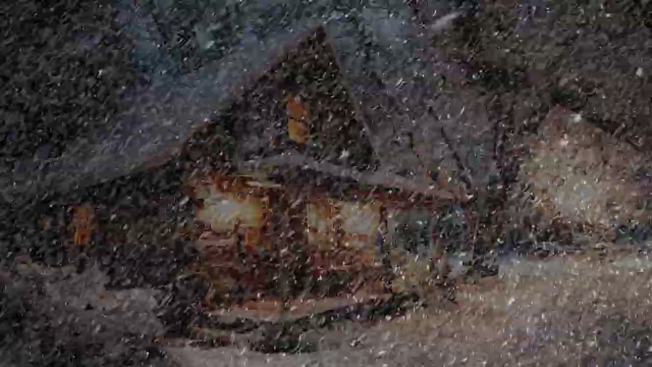 Intense Snowstorm Sounds for Sleeping All Night (No Ads) Deep Blizzard Atmosphere