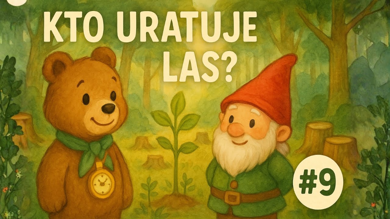 Bajka dla Dzieci po Polsku |#9 Misia i Odrodzony Las 🌲Misia i Magiczny Zegarek
