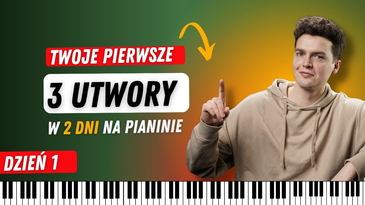 [LIVE] Jak w 2 Dni zagrać swoje pierwsze 3 UTWORY na pianinie i mądrze rozpocząć naukę? DZIEŃ 1