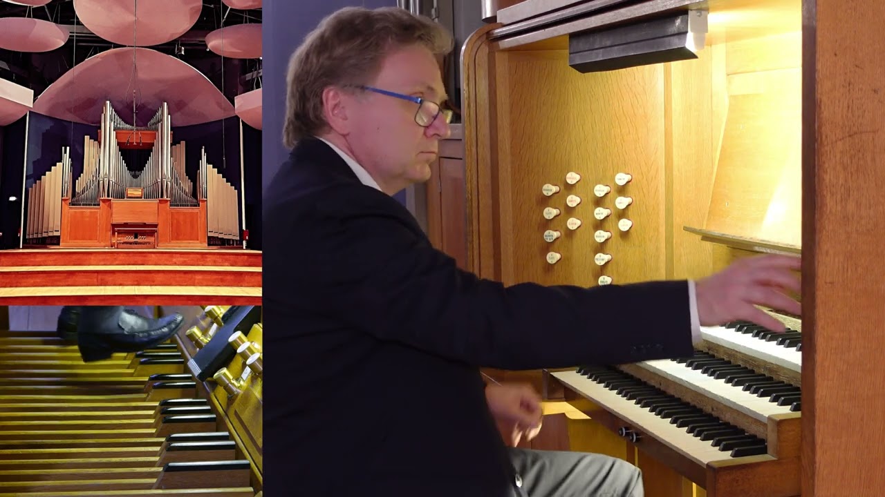 Improvisation - Eric Lebrun à l'orgue du CRR, Saint-Maur-des-Fossés.