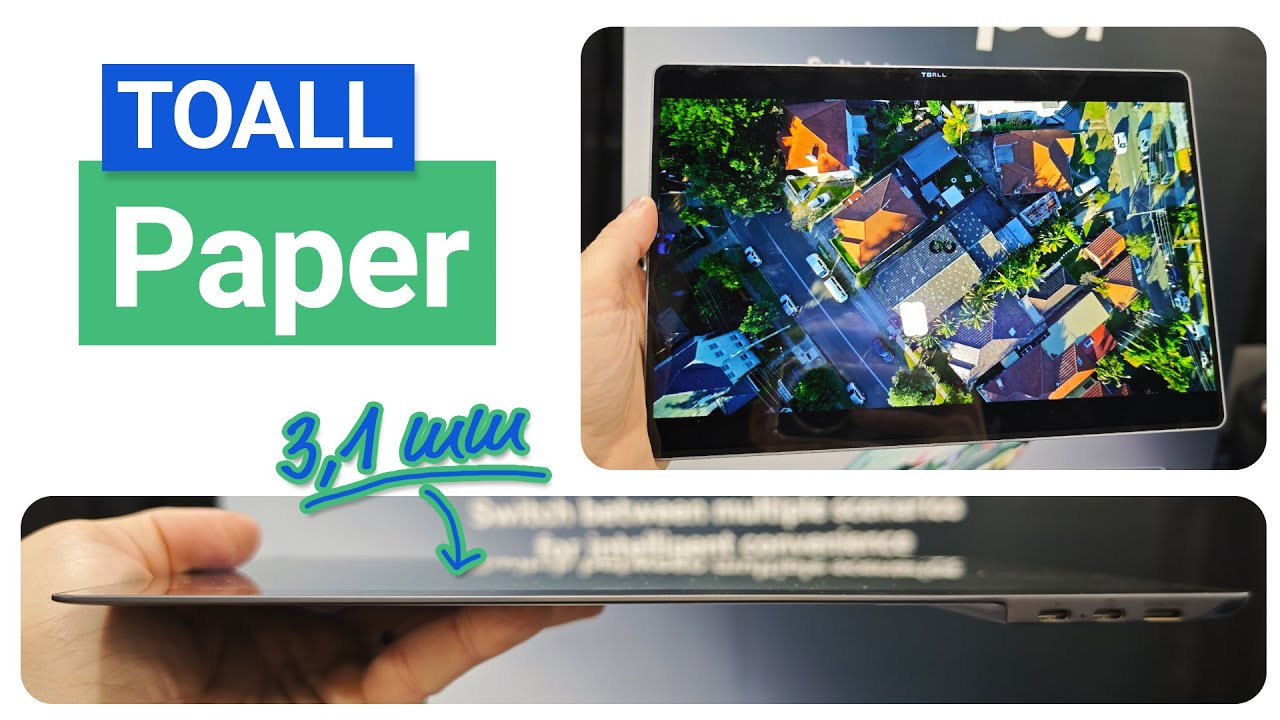 3,1 mm! Toall Paper je nejtenčí tablet na světě