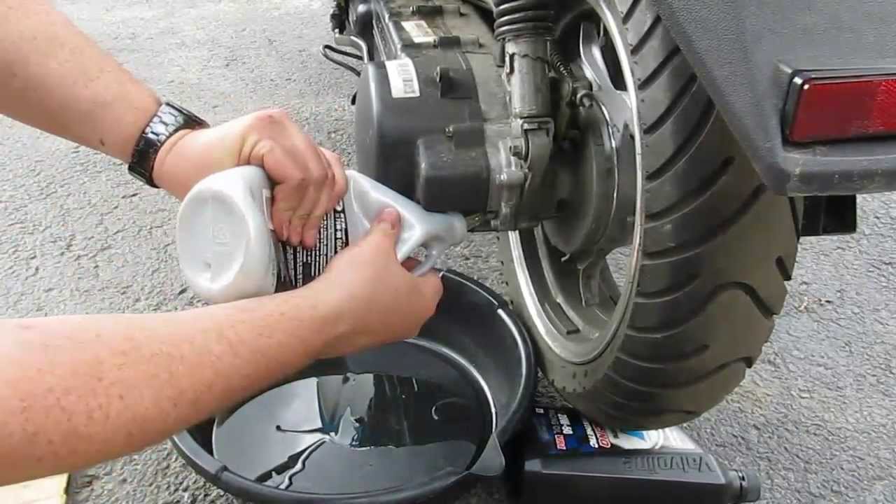 Taotao ATM150-A Evo scooter GY6 150cc - How to change the gear oil