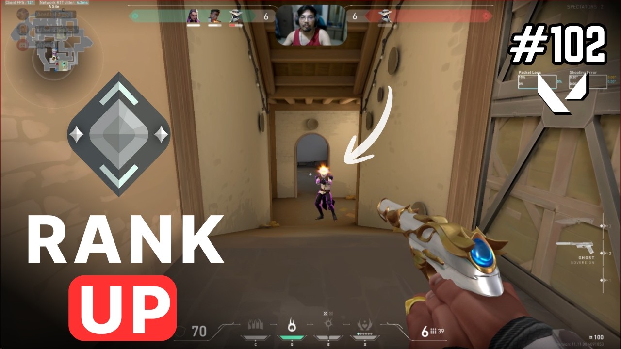 Day 102 – Rank Push = Pure Clutch 💣| RR + or – ? |#valorant #valoranthighlights #trending #fpsgaming