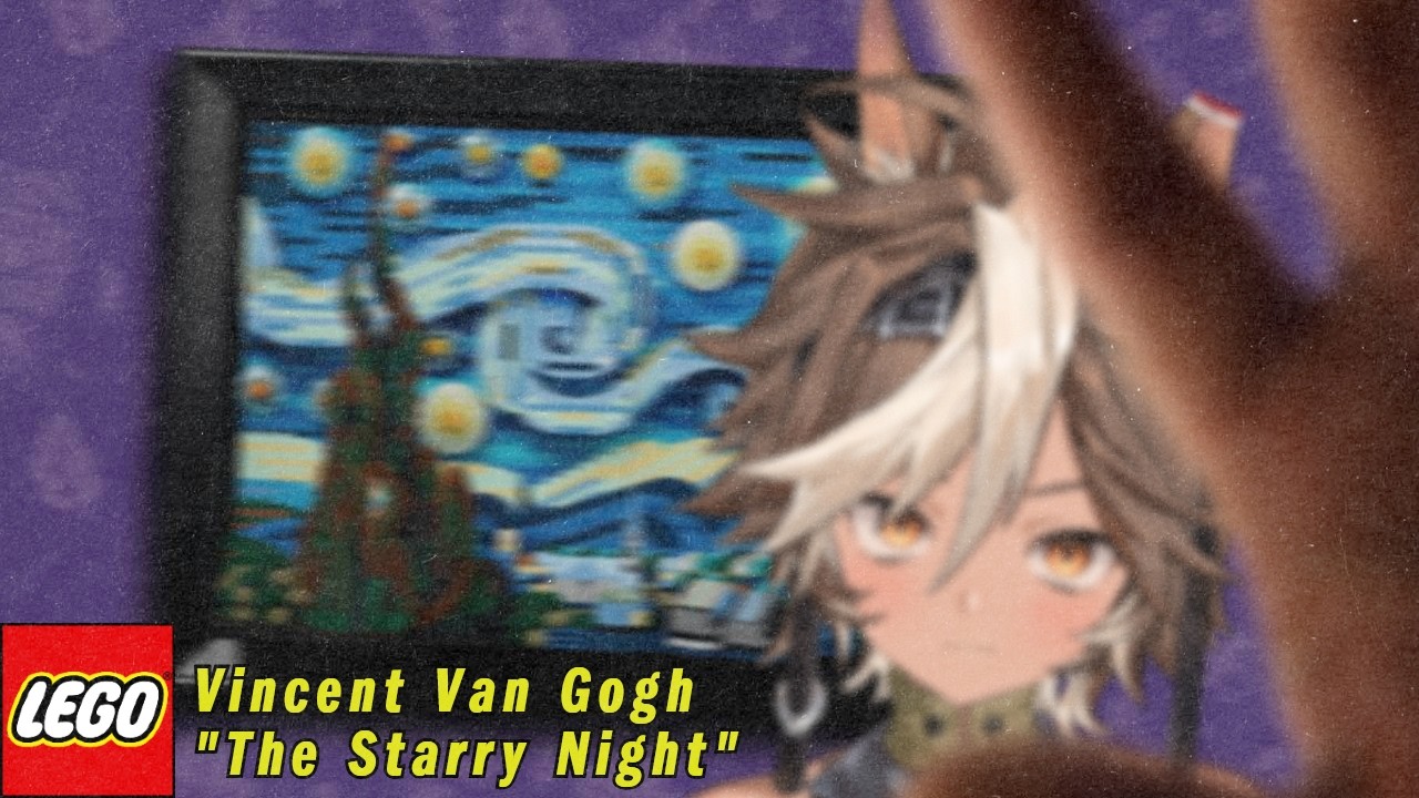 [HANDCAM] [LEGO] we're painting a painting but LEGO like a horse picasso! || Tomoe Umari