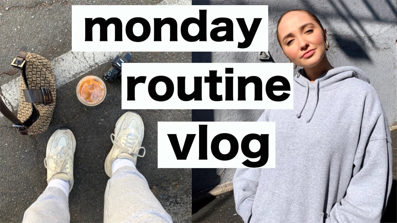 MONDAY ROUTINE VLOG: new merch + getting back into my routine | Kenzie Elizabeth