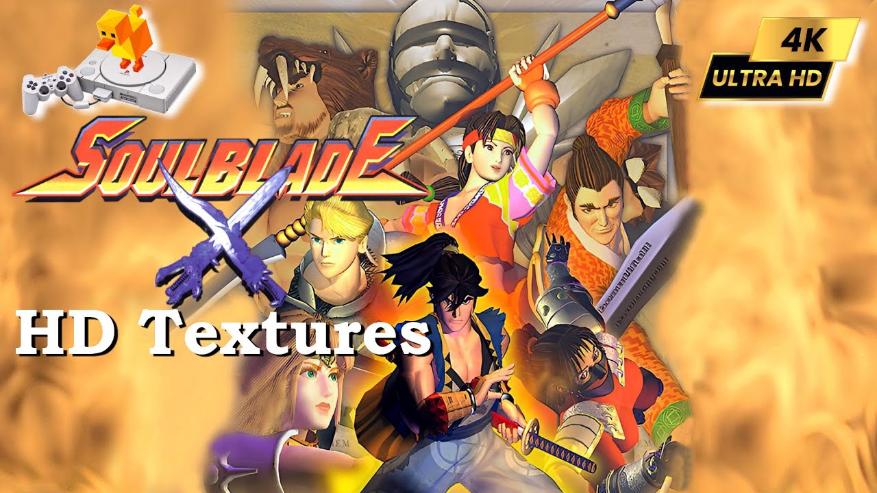 Soul Blade ( Soul Edge ) ~HD Textures | DuckStation 0.1-8459 | 4K PC Gameplay
