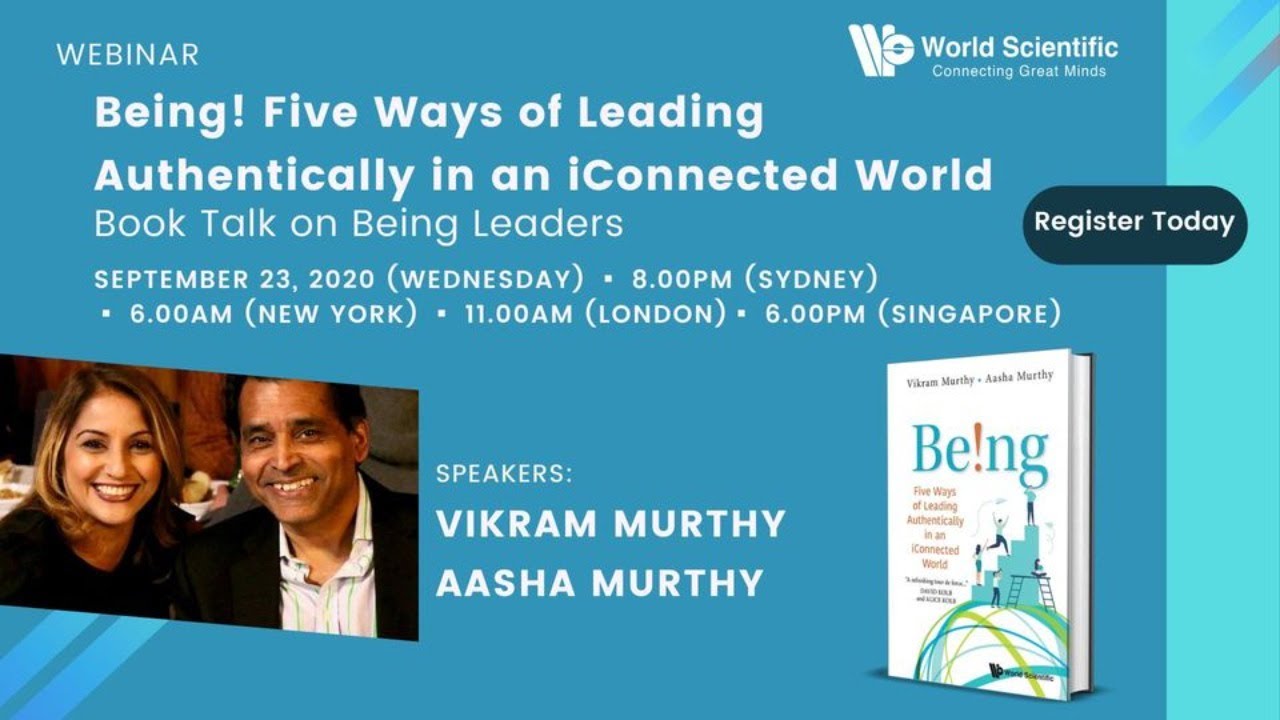 Webinar: Being! Five Ways of Leading Authentically in an iConnected World