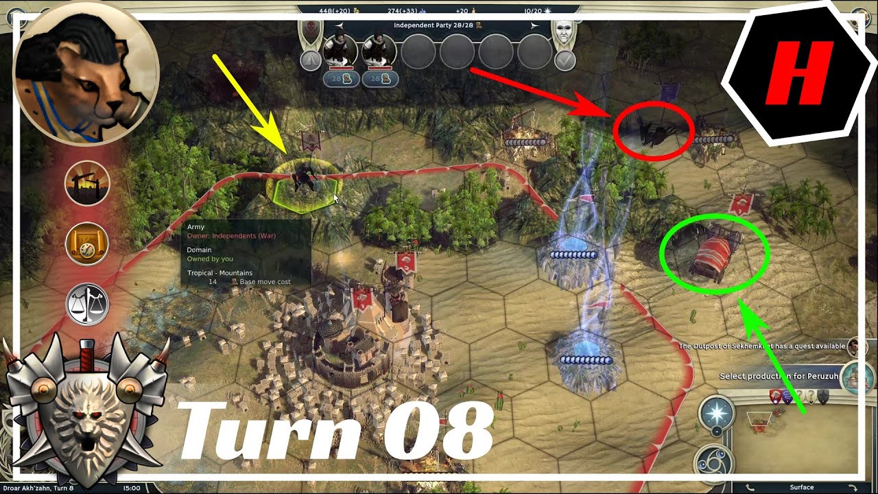 Bandits and Tigrans and Crows, Oh My! | Age of Wonders 3 | HBP's 4-Player FFA #012 - Turn 08