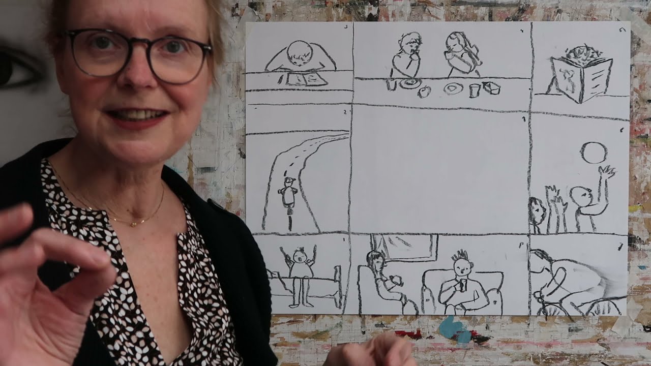 les 14 stripverhaal schooldag