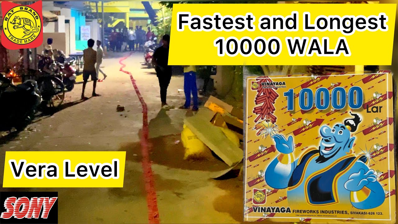 10000 wala from sony fireworks #diwali2021 #fireworks #crackers #sony #sonyfireworks #sonyvinayaga