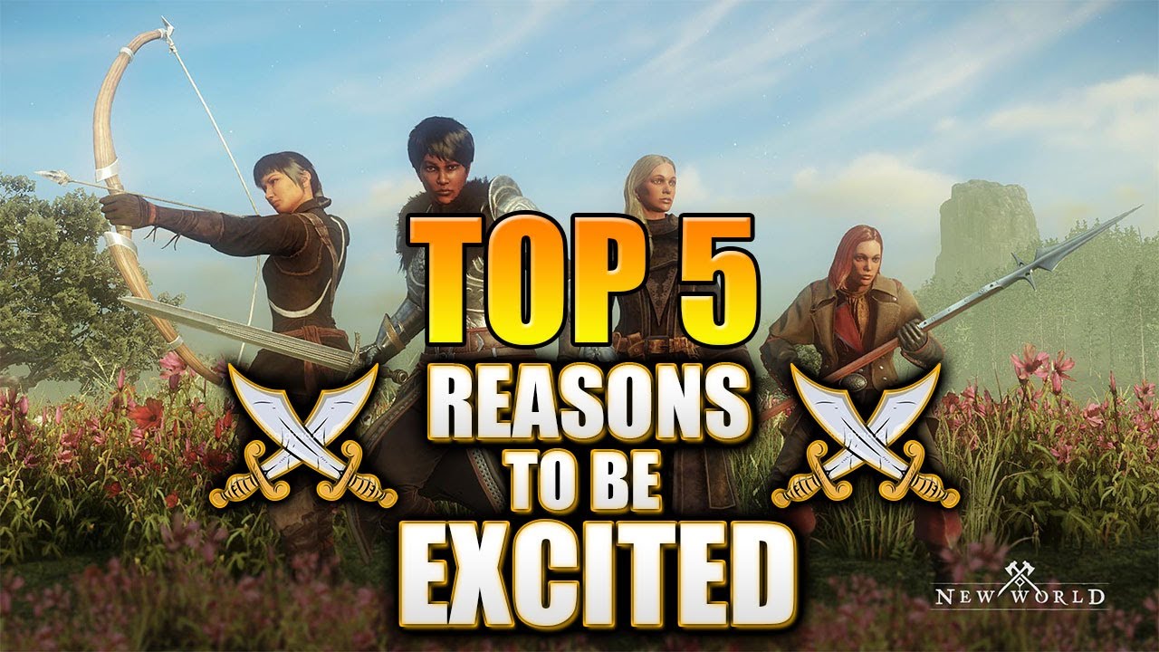 Amazon's New World MMO - TOP 5 Reasons to be EXCITED! - Skill-Based Combat & Gameplay!