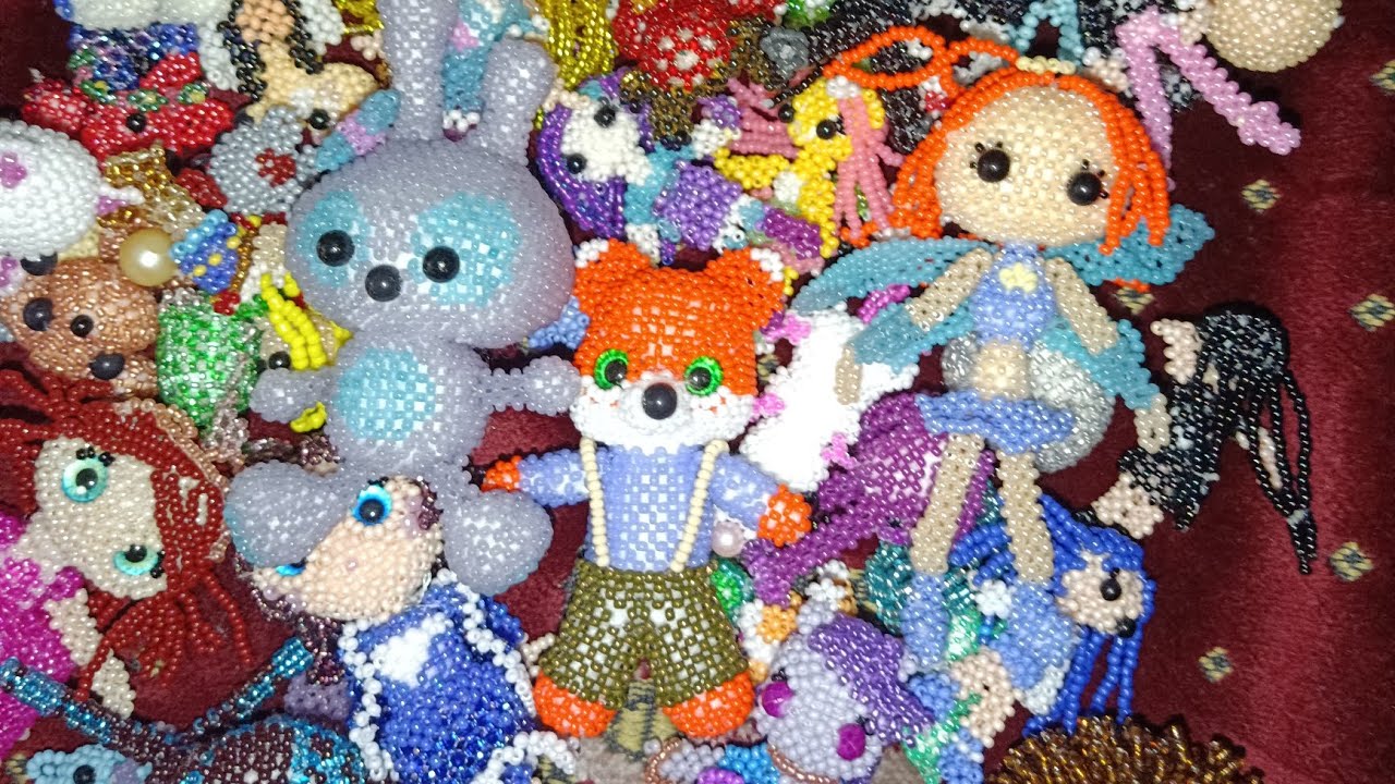 обзор моих амигуруми из бисера✨❤️ #амигурумиизбисера #бисероплетение #бисеромания  #бисер #рек #врек