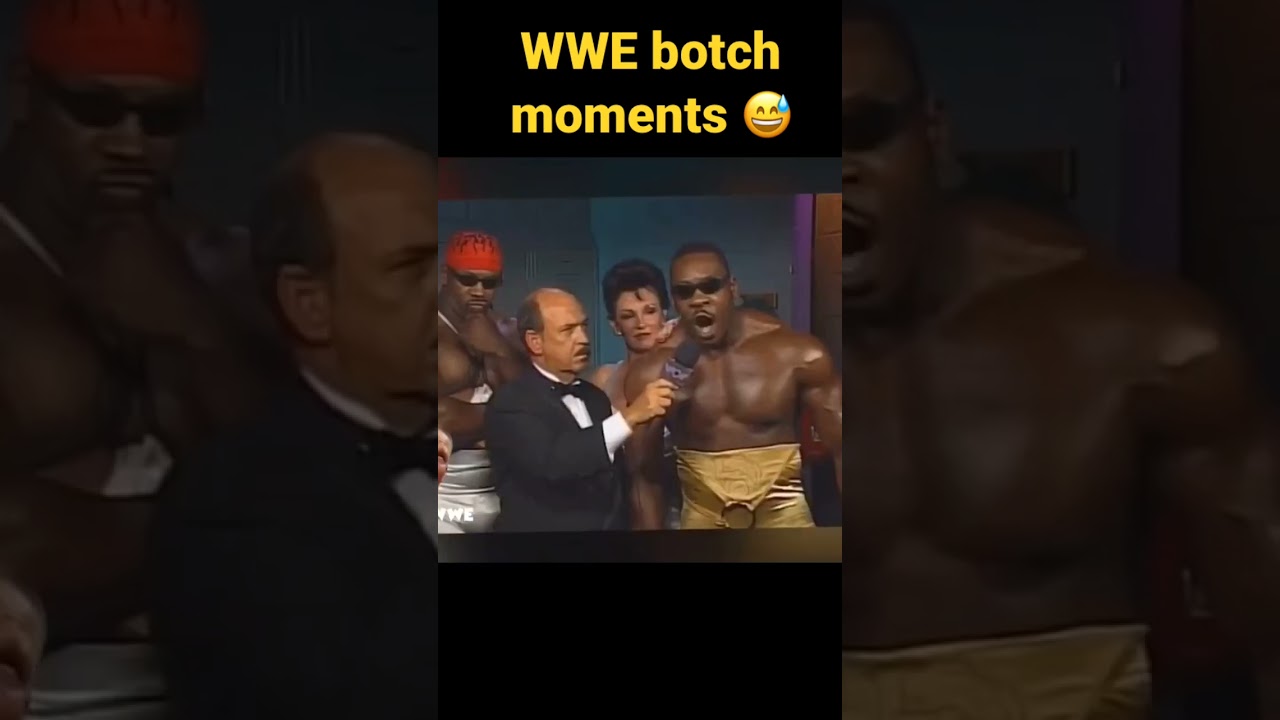 WWE botch moments 😅#shorts #wwe #funny