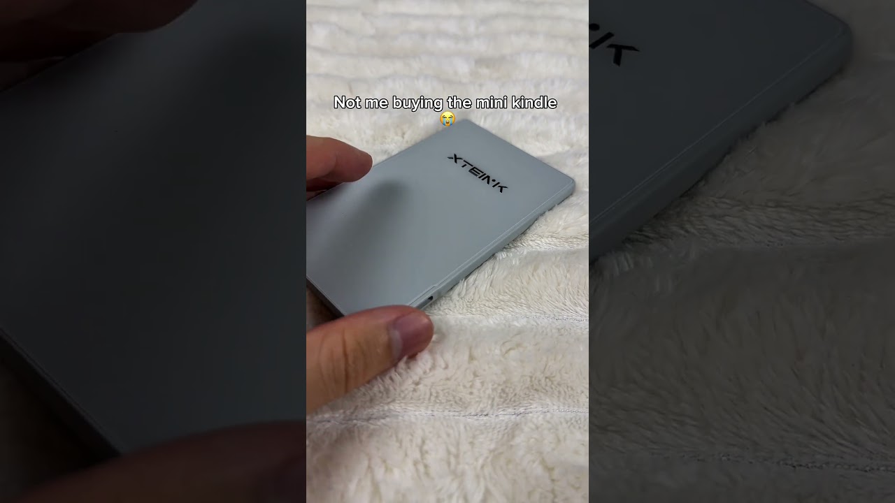 It&rsquo;s actually so perfect 🤩 #minikindle #eink #kindle