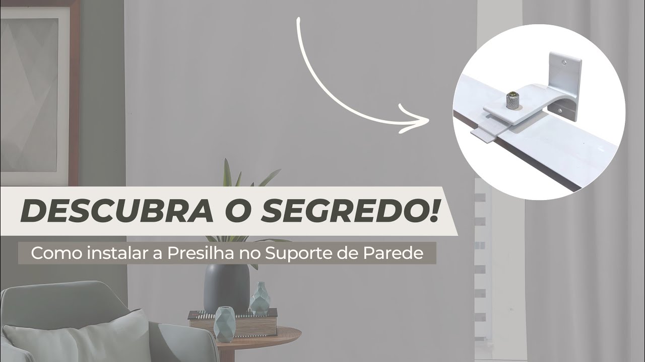 Instalação Fácil: Aprenda a colocar a presilha de Trilho Suíço no Suporte de parede