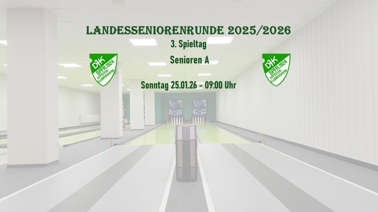 3. Spieltag Landesseniorenrunde 2025/2026 Senioren A
