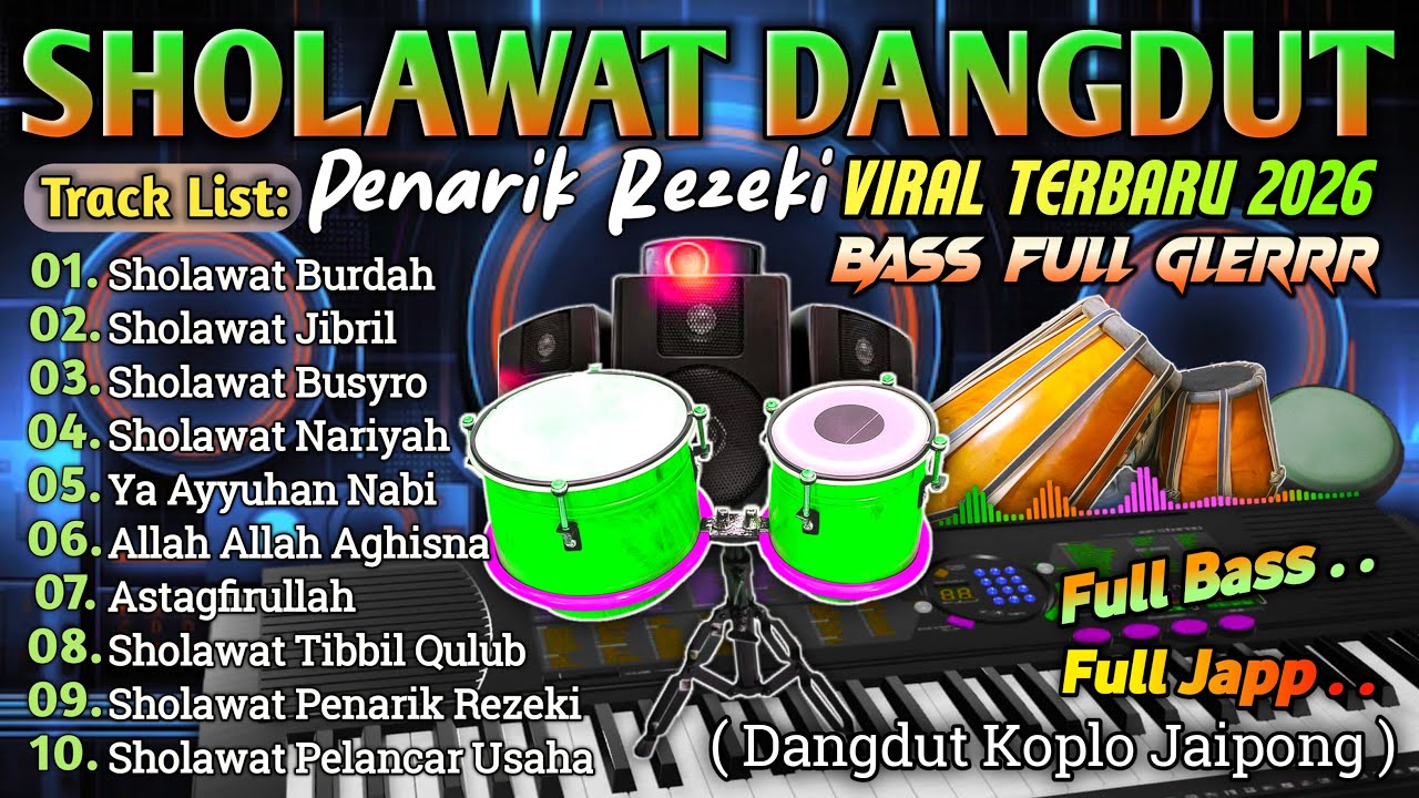 SHOLAWAT TERBARU 2026 | SHOLAWAT JIBRIL PENARIK REZEKI, BUSYRO, NARIYAH, SHOLAWAT NABI MERDU