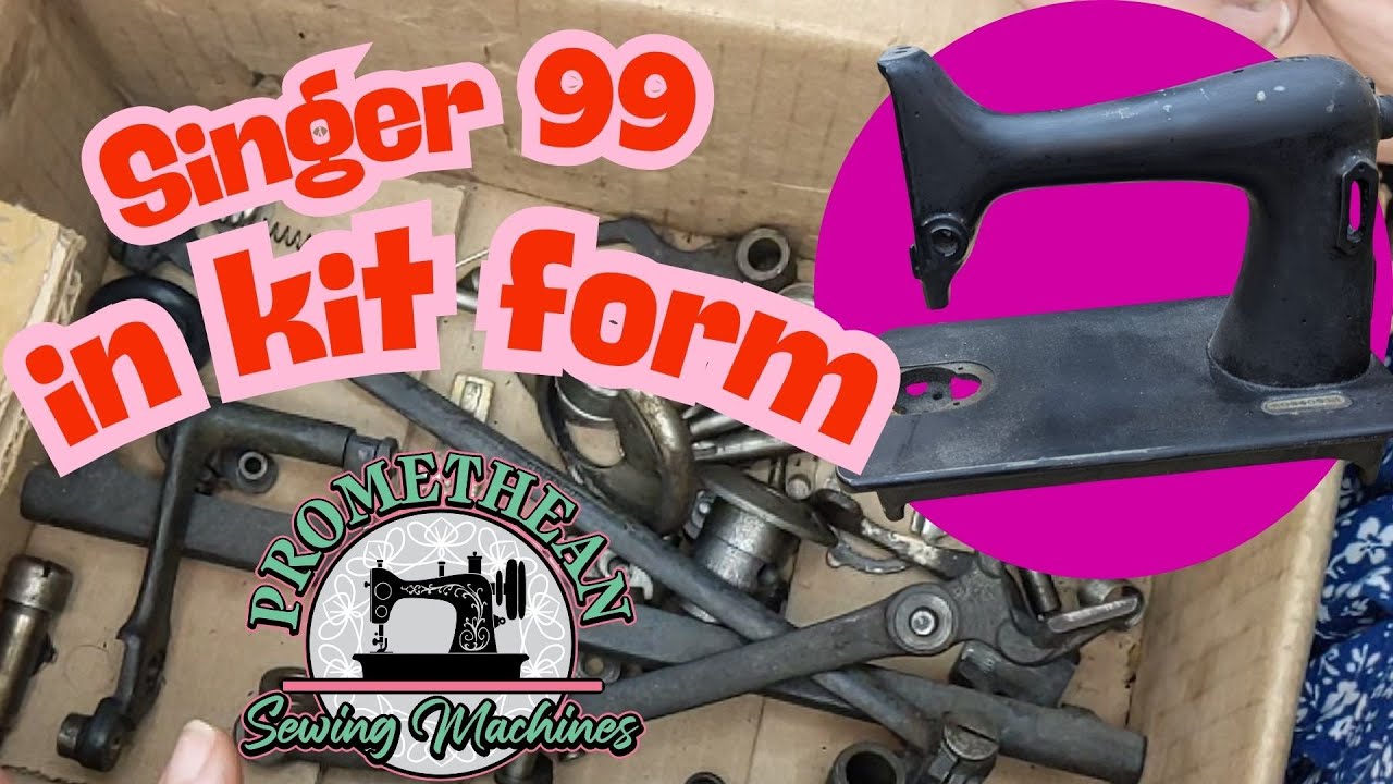 I received a Singer 99 in pieces! Let's sort it out to get her ready for restoration.
