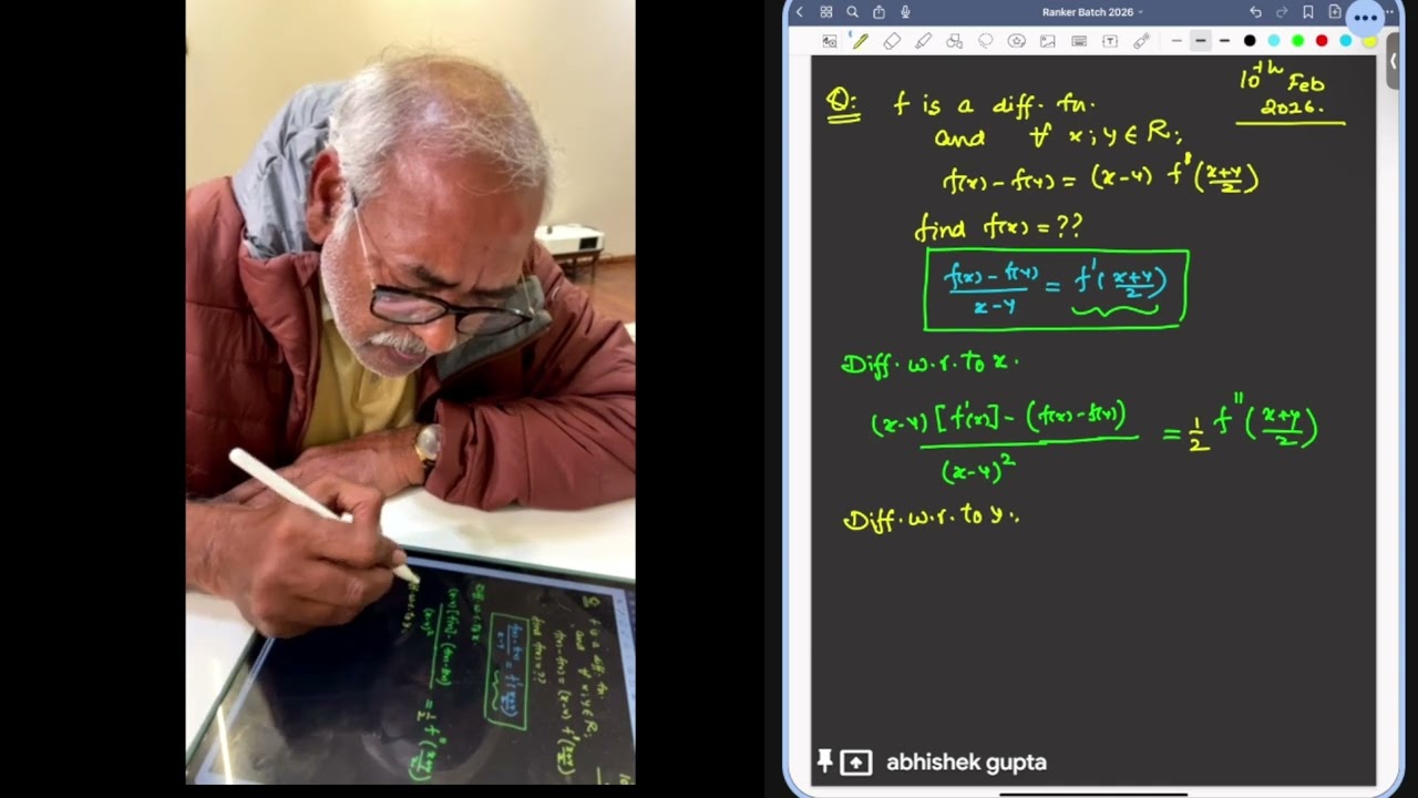 A new type of Functional Equation | IIT JEE Advanced 2026 | Differential Calculus |
