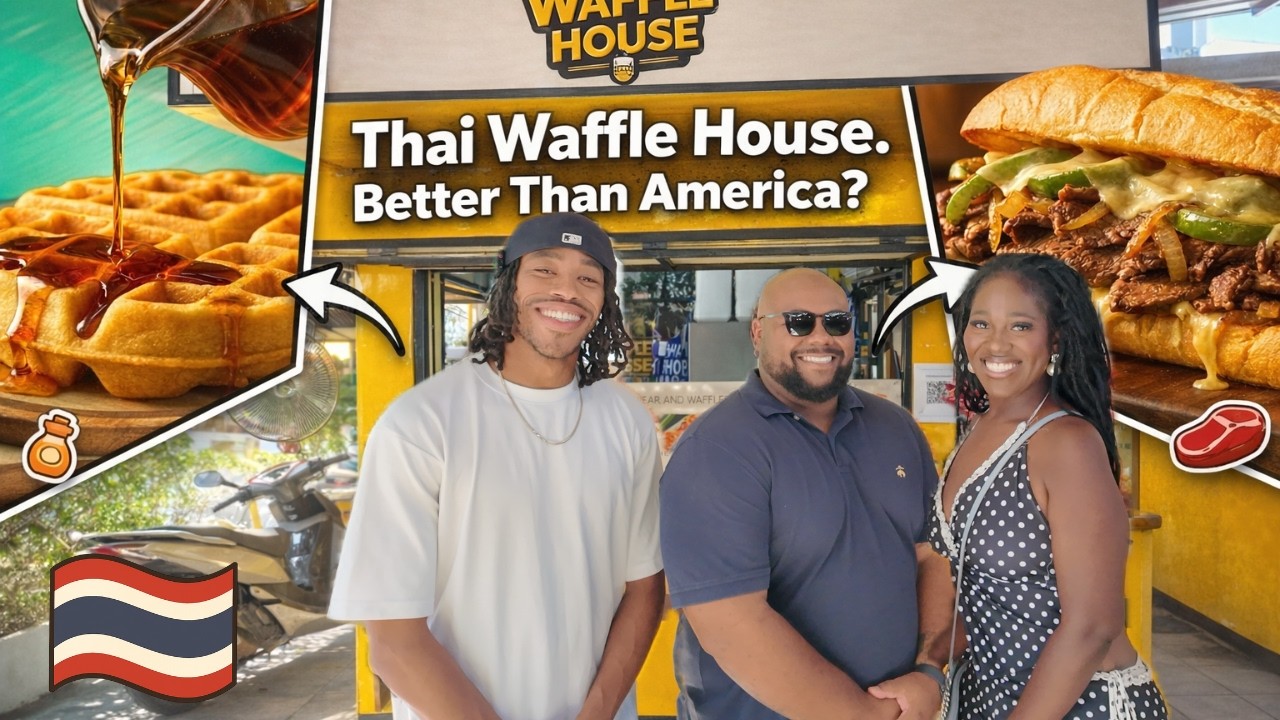 Я нашла кафе Waffle House в Таиланде! (Американский завтрак в Паттайе)