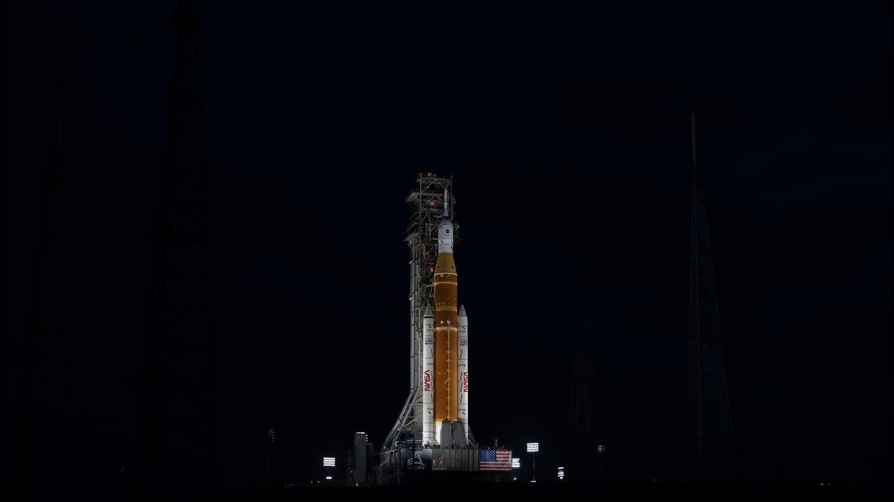 Прямая трансляция второй попытки полного WDR теста ракеты SLS для миссии Artemis-2!