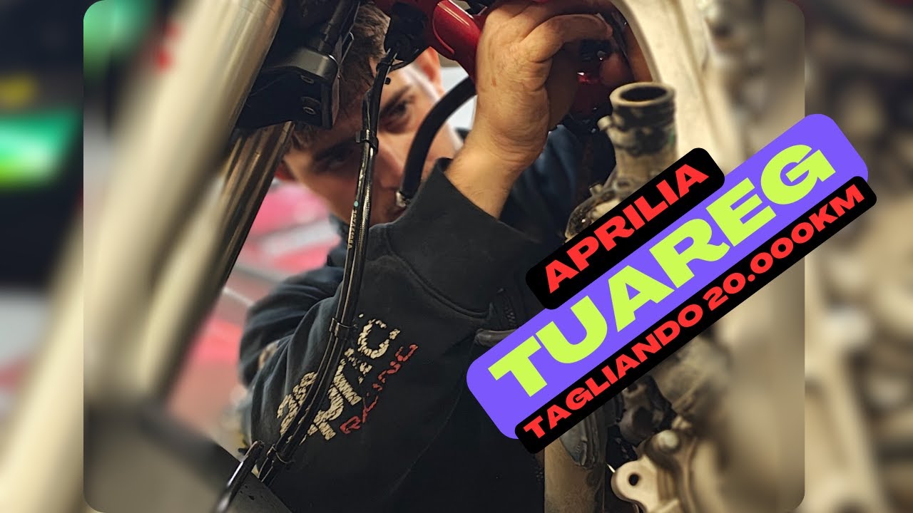 Tagliando 20.000 km Aprilia Tuareg 660 Team G-Corse