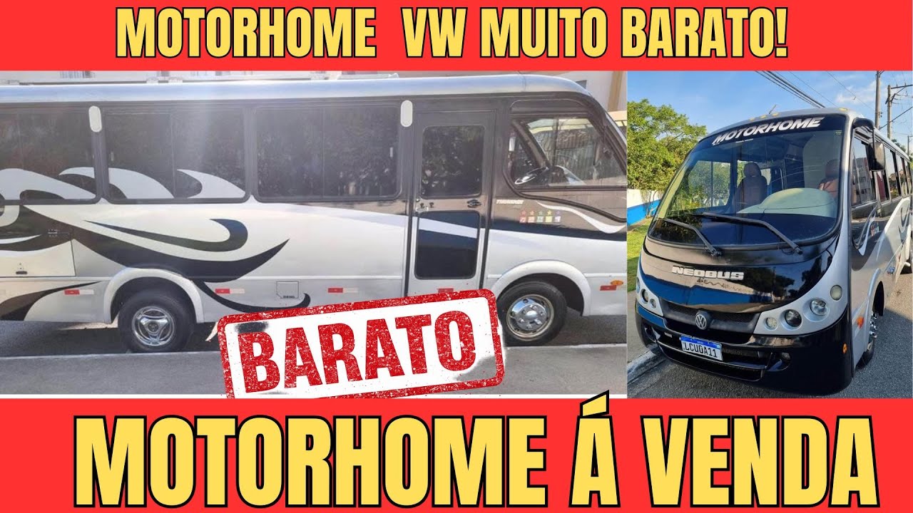 MOTORHOME VW MUITO BARATO PARA 6 PESSOAS Á VENDA