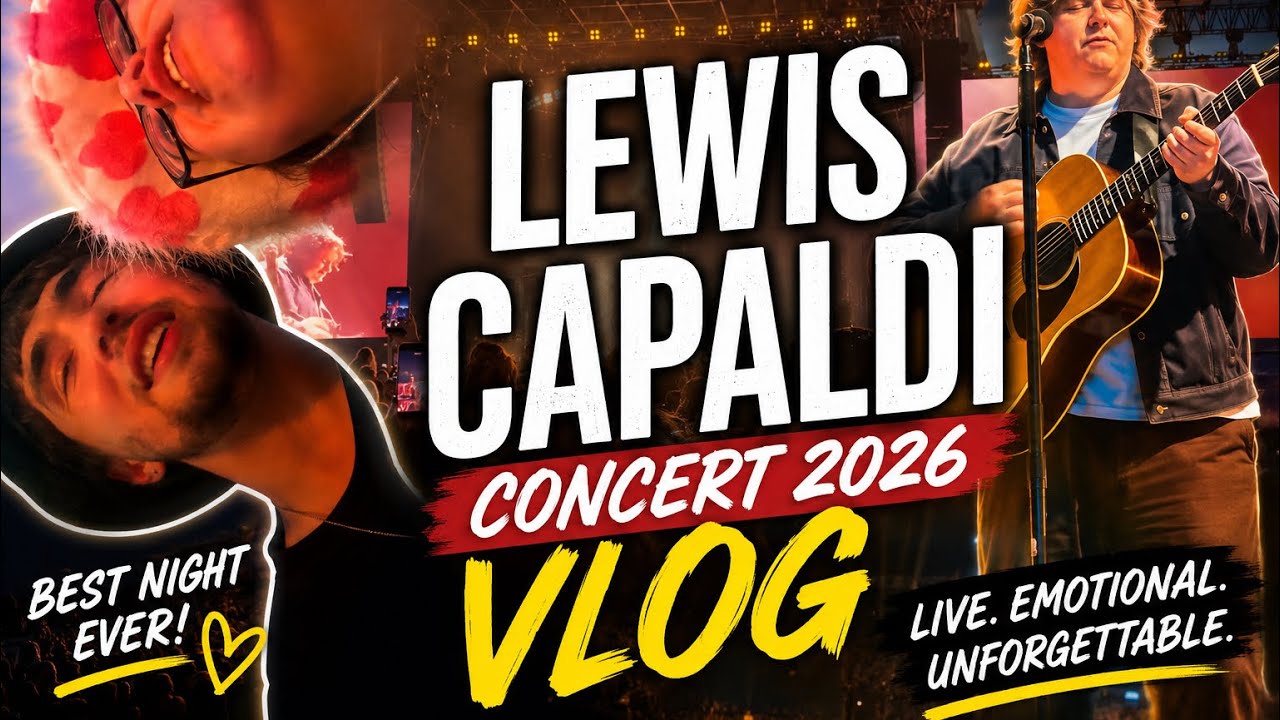 Lewis Capaldi Live Concert Vlog | An Unforgettable Night