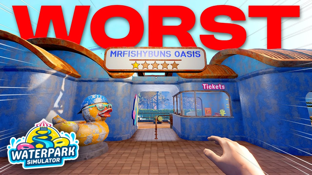 Открытие худшего аквапарка в Waterpark Simulator