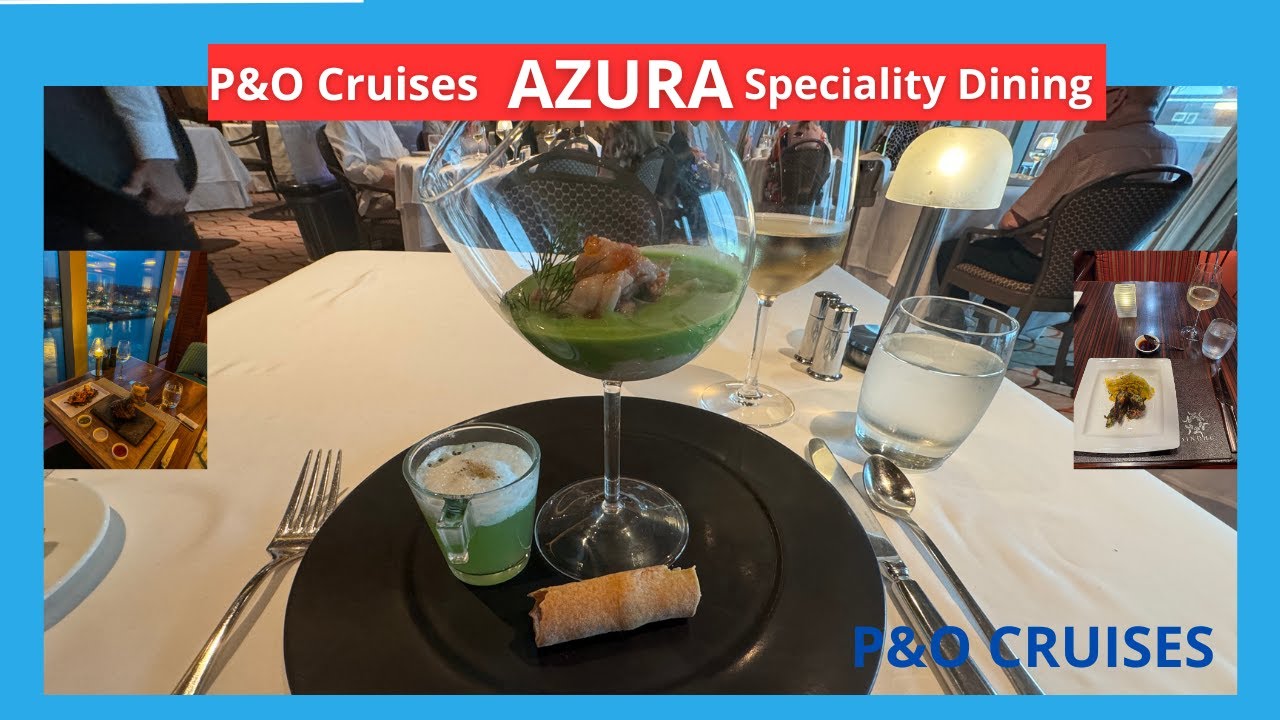 Top-rated dining experience on P&O Azura